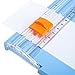 Work4U 9 Inch Paper Cutter, A5 Portable Scrapbooking Trimmer, Blue