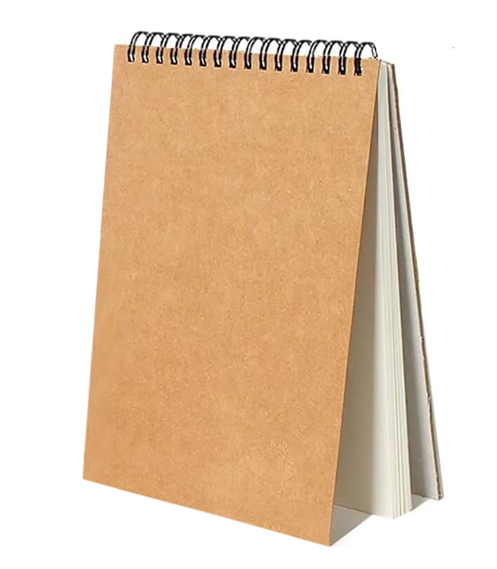 A3 Sketchbook A3 Drawing Pad for Artists Sketchbook A3 Landscape Spiral Bound 160gsm 60 Pages Cartridge Paper - Hardback