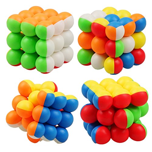 image for Hellofuture Round Bead Cube 3x3x3 Magic Speed Cube Different from Trad