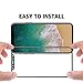 iPhone X Screen Protector, iPhone X Edition Tempered Glass, By DN-Alive [3D Glass] [Black] [9H Hardness] [Anti Scratch] [Shatter Proof] [Easy Installation] [Full Cover - Edge To Edge] [iPhone 10]