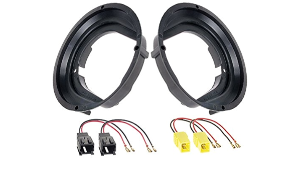 Adaptador de altavoz anillos 165 mm + Adaptador de cable para ...