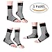 Deilin Plantar Fasciitis Socks (3 Pairs), Compression Foot Sleeves with Heel Arch & Ankle Support, Great Foot Care Compression Sleeve for Men & Women, Increase Blood Circulation, Relieve Arch Pain