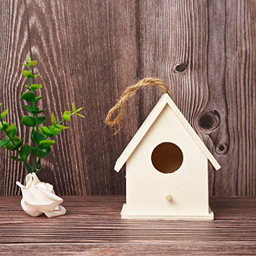 12x7x10cm Bird House Outdoor Garden Patio Creative Wall Mounted