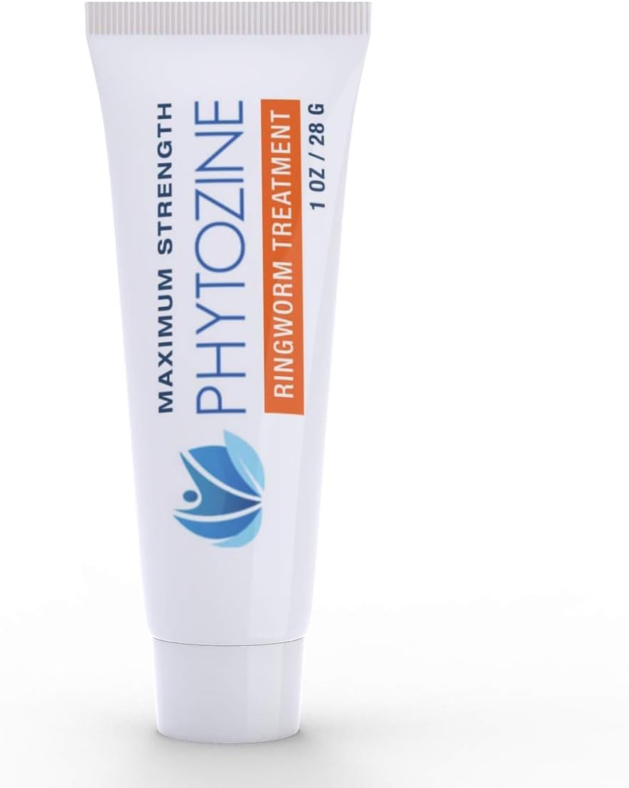 Phytozine NATURAL Anti-Fungal Ringworm Treatment - Safe, Effective, and Guaranteed . 1oz / 28g