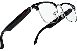 SZXWL Bluetooth Smart Glasses with Camera for Sports/Cycling/Running, Bone-conduction Music Glasses, Intelligent Voice Navigation, (Anti-blue light glasses)4.2 out of 5 stars 9