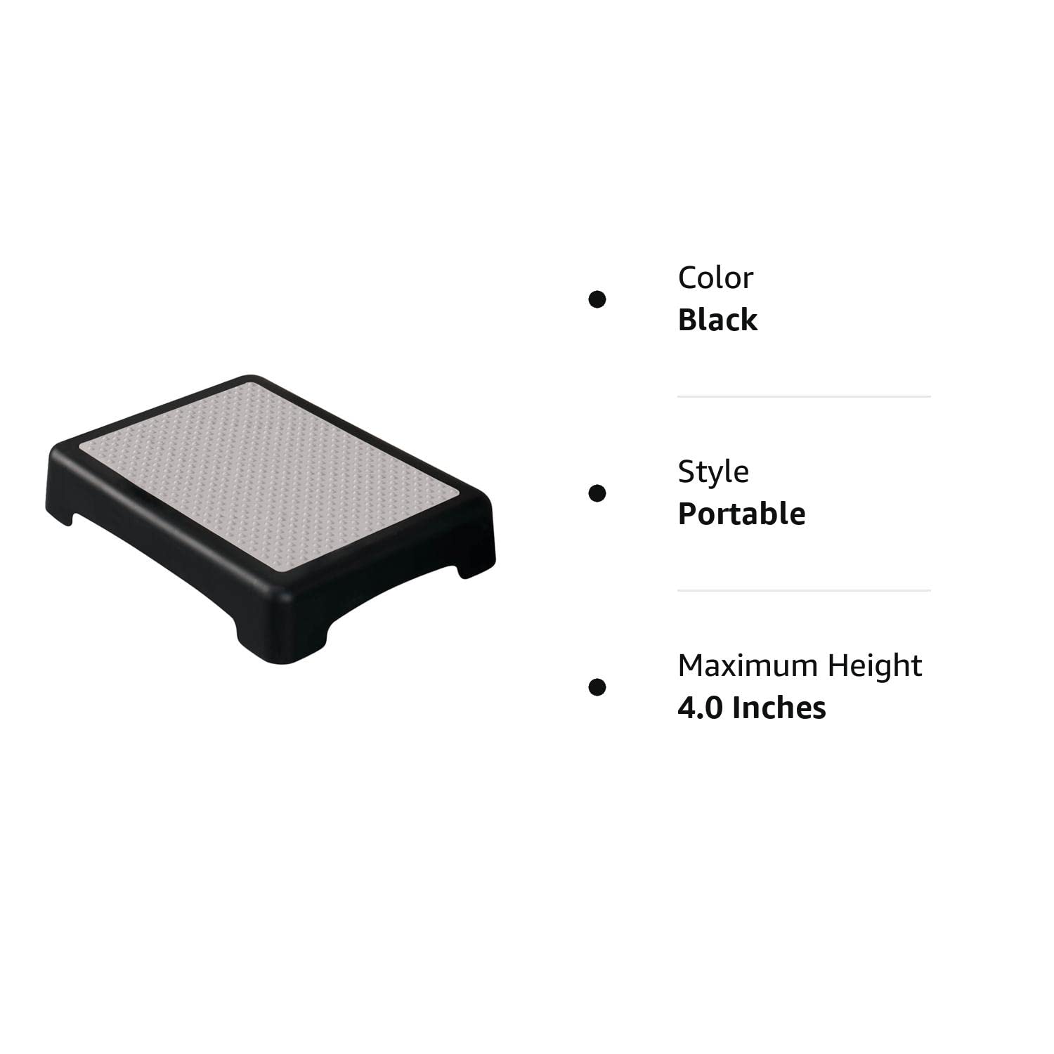 Non-Slip Indoor/Outdoor 4 Inch Height Mobility Platform Step