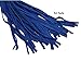 Premium Suede Flogger for Horse Training Crop Whip (18 Soft Suede Tails) (Blue) Suede Covered Handle with Wrist Strap