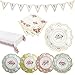 Talking Tables Truly Chintz Vintage Floral Party Bundle for a Garden Tea Party, Bridal Shower & Picnics | Paper Table Cover, Paper Plates, Napkins & Bunting
