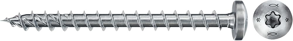 Fischer Power-Fast II 4.0 x 20 mm Pan Head Chipboard Screws TX Full Thread