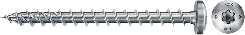 Fischer Power-Fast II 4.0 x 20 mm Pan Head Chipboard Screws TX Full Thread
