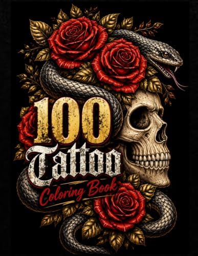 Tattoo Coloring Book for Adults Looking for Inspiration for Their