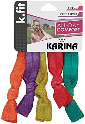 Karina K.Fit Soft Hair Ties, Assorted Color