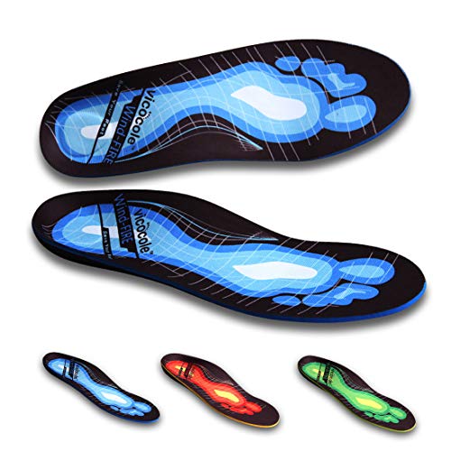 VOCOFA Plantar Fasciitis Insoles Arch Support Shoe Inserts Orthotic Insole Insert for Flat feet Over Pronation