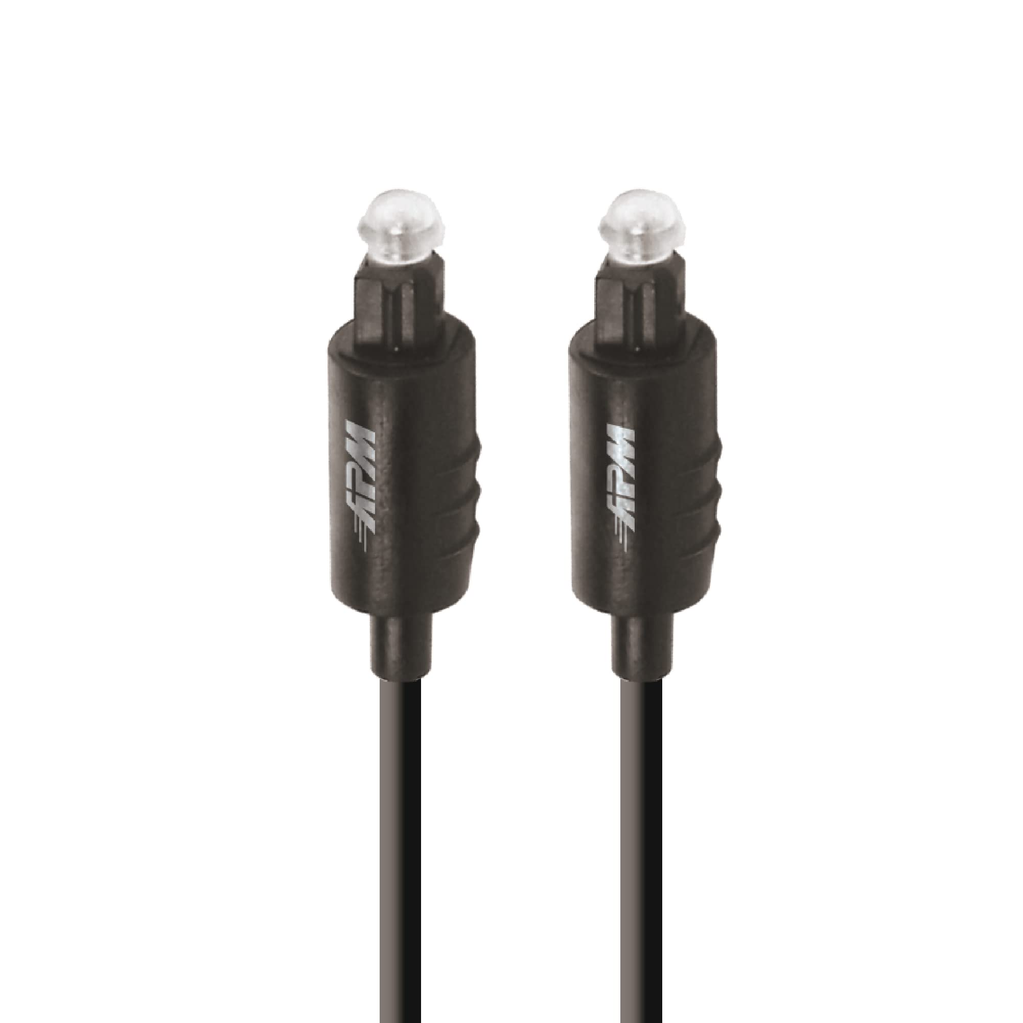 Fiber Optic Cable TOSLINK MALE/MALE Black 2M