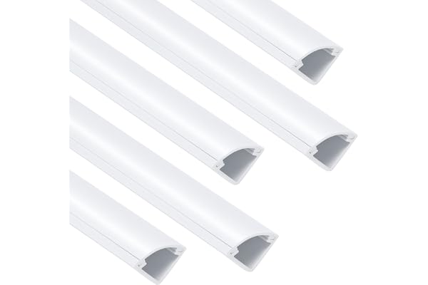 Corner Cable Concealer, Corner Cord Hider for One Cord, Wire Covers for Cords, Paintable Corner Cord Cover, Cable Management