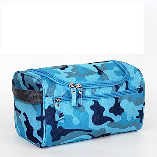 Waterproof Men Hanging Makeup Bag Nylon Travel Organizer Cosmetic Bag for Women Large Necessaries Make Up Case Wash Toiletry Bag (Camouflage)