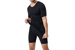 PHCOMRICH Men's Compression Shirt Undershirt Slimming Tank Top Workout Vest Abs Abdomen Slim Body Shaper