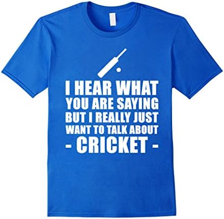 Men's Cricket Gift For Men - Funny Shirt For A Birthday Medium Royal Blue