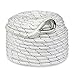 Norestar Braided Nylon Anchor/Mooring Rope with Thimble, 250 feet by 3/8 inch, Boat Rode