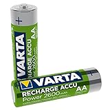 Varta AA NiMH Rechargeable Battery 2-Pack 2600mAh