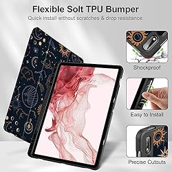 Tuiklol Case for Samsung Tab S8 Plus 2022 & S7 FE