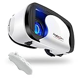 VR Headset with Controller Adjustable 3D VR Glasses