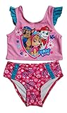 Paw Patrol Little Girls Toddler Skye Two Piece Tankini Swimsuit