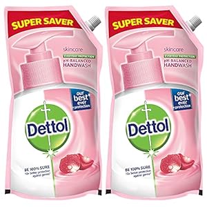 Dettol Liquid Handwash Refill – Skincare Hand Wash- 675ml (Buy 1 Get 1 Free) | pH Balanced | 10x Better Germ Protection