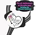 Yoke Stethoscope Tag - Floral Heart Steth - Steth ID Tag
