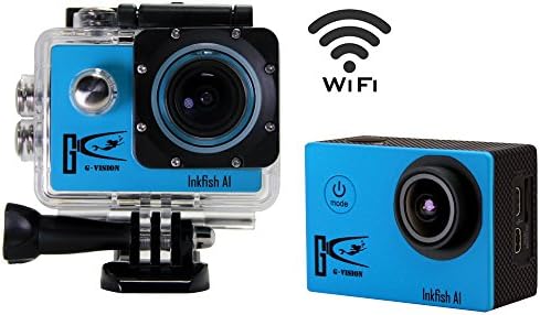 Waterproof Action Camera 12MP 1080P HD with 2 Batteries and Free Accessories Kit(Blue)