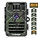FLAGPOWER Trail Game Camera with Night Vision Motion Activated 16MP 1080P Hunting Camera with IP66 Waterproof 0.2s Trigger Time 32GB Memory Card 2.4