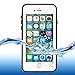 ImpactStrong Compatible with iPhone 7/8 Waterproof Case [Fingerprint ID Compatible] Slim Full Body Protection - White