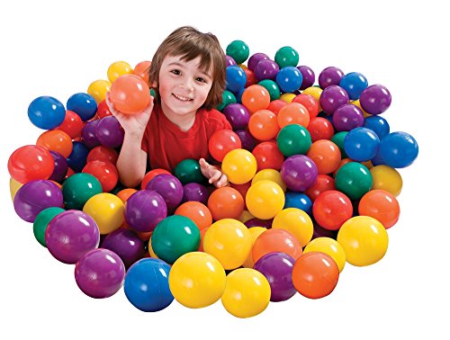 Intex 2-1/2" Fun Ballz - 100 Multi-Colored Plastic Balls, for Ages 2+