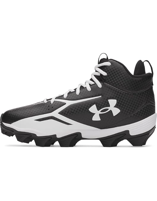Under Armour Football Cleats Mens Size 13 Spotlight Lux 2.0 Black White Under Armour Spotlight Lux MC 2.0 Black / White 3025082-001  main image 4