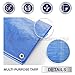 Windscreen4less 6' x 8' General Multiple Purpose 5 Mil Waterproof Blue Poly Tarp