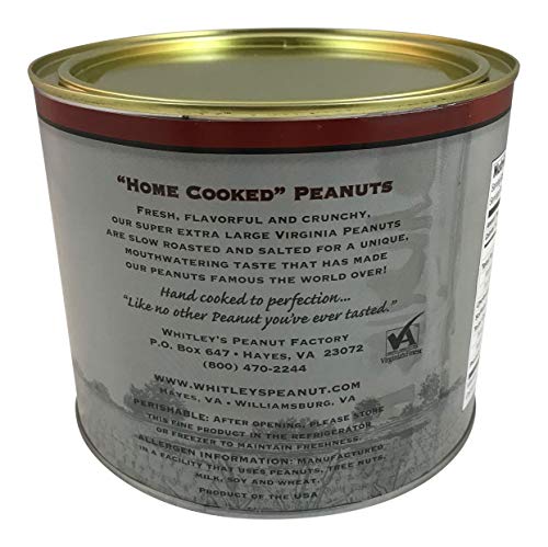 Whitleys Salted Virginia Peanuts 40 Oz.