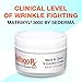 Delfogo Rx Neck and Chest V-Covery Cream, Neck Firming and Tightening with Squalane and Peptides, Hyaluronic Acid for Skin Tightening, 1.75 oz (50g) - SkinPro