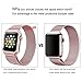 ALNBO Compatible 38mm Apple Watch Band Stainless Steel Mesh Magnetic Replacement Wrist Band with Metal Protective Case for Apple Watch Series 3 Series 2 Series 1 Rose Gold