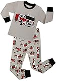 Little Boys Pajamas Children Fire Truck PJs Christmas Gift Size 2-7 Years