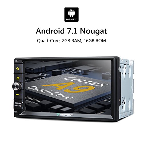 2019 Car Head Unit, Eonon Android 8.1 Double Din Car Stereo Radio 7" 32GB ROM Car GPS Navigation Head Unit, Support Fastboot Bluetooth, WiFi Connection (NO DVD/CD)- GA2175 (GA2165)