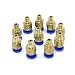 Witbot PC4-M6 Straight Fitting 4mm thread M6 Connector for 3D Printer (Pack of 10 pcs ) primary