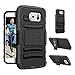 LoHi Compatible with Galaxy S6 Case, Heavy Duty 3 in 1 Ultra Protective Galaxy S6 Holster Case with Belt Clip for Samsung Galaxy S6