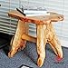 WELLAND Natural Wood Bench, Live Edge Cedar Wood Bench 21