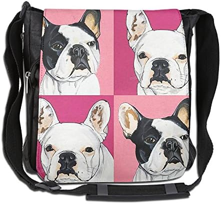 Classic Bulldog Selfie Messenger Bag Shoulder Bag Outdoor Sports Crossbody Bag Side Bag For Men Women