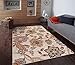 Ivory Beige Blue 7'10x10'2 Floral Area Rug Oriental Carpet Large New