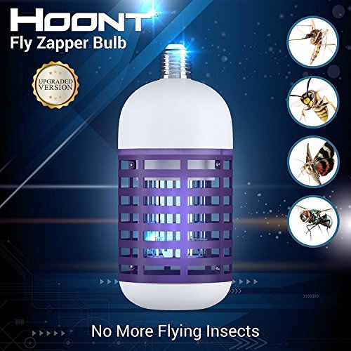 Hoont electric indoor bug zapper bulb killer catcher tr…