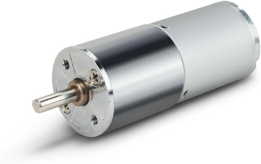 Supercobe 12V DC Motor 5RPM Micro Gear Motor Box 25mm Diameter Speed Reduction Electric Gearbox Central Output Shaft High Torque