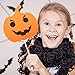 Aneco 10 Inch Foam Halloween Pumpkins DIY Crafts Supplies Pumpkin Shaped Foam for Halloween DIY Craft Decoration, 25 Pack (Not Self-Adhesive)