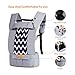 Bable Baby Carrier, Baby Carrier Wrap 3 in 1 Ergonomic Multi-Position for 8-26lbs, Soft Cotton Baby Carriers Front and Back for All Seasons