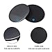 E-Spark Exercise Gliding Discs Mat Smooth Board 2 Core Slider Discs for Strength and Stability - Abdominal and Glutes Exercise Slides for Home and Gym Work Out - Dual Sided for Carpet or Hard Floors